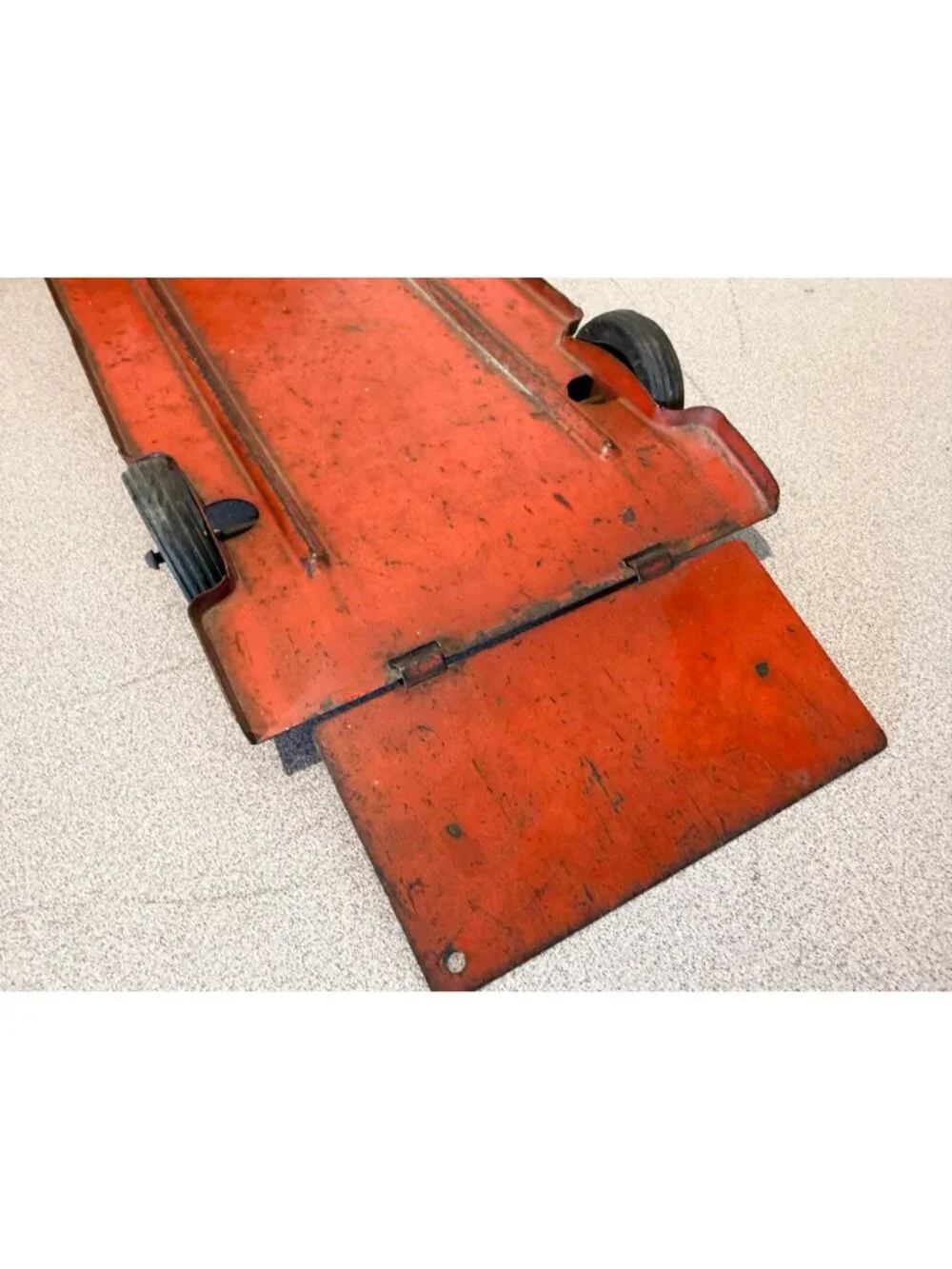 Vintage 1930-40’s Buddy L Wyandotte Express Press Steel Truck & trailer large!